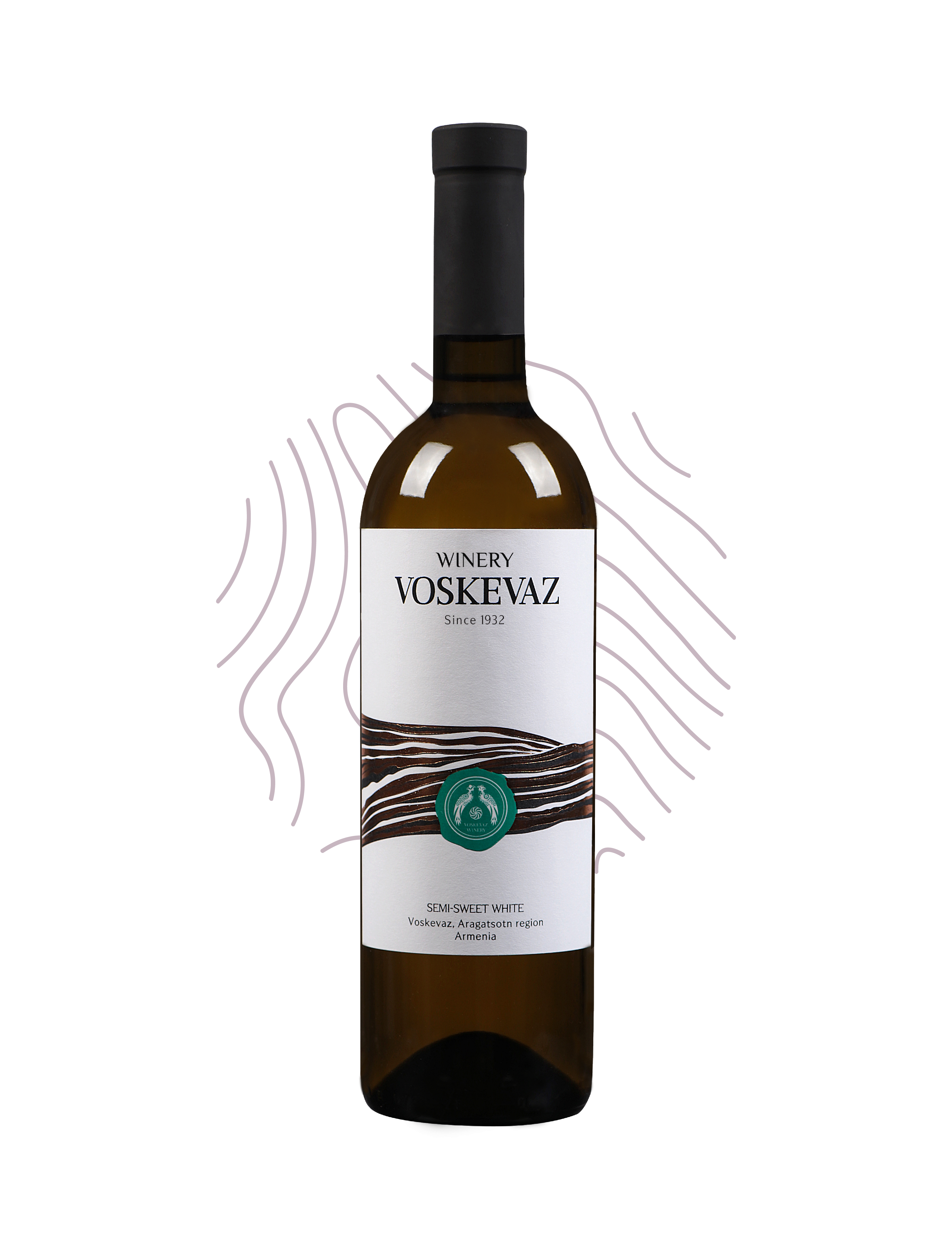 Voskevaz White Semi-sweet Armenian wine winery