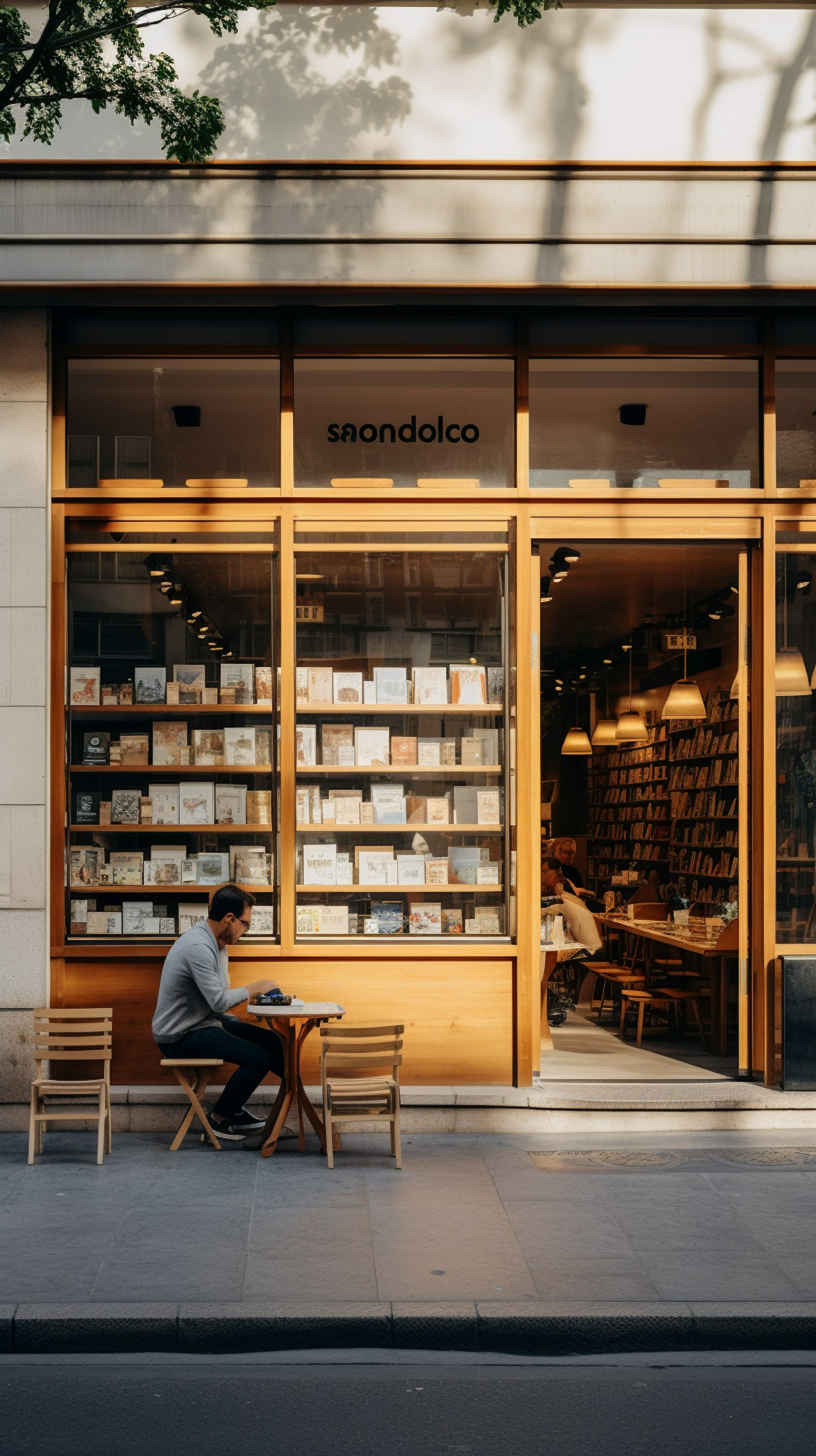 Urban Oasis Bookstore at Twilight-min