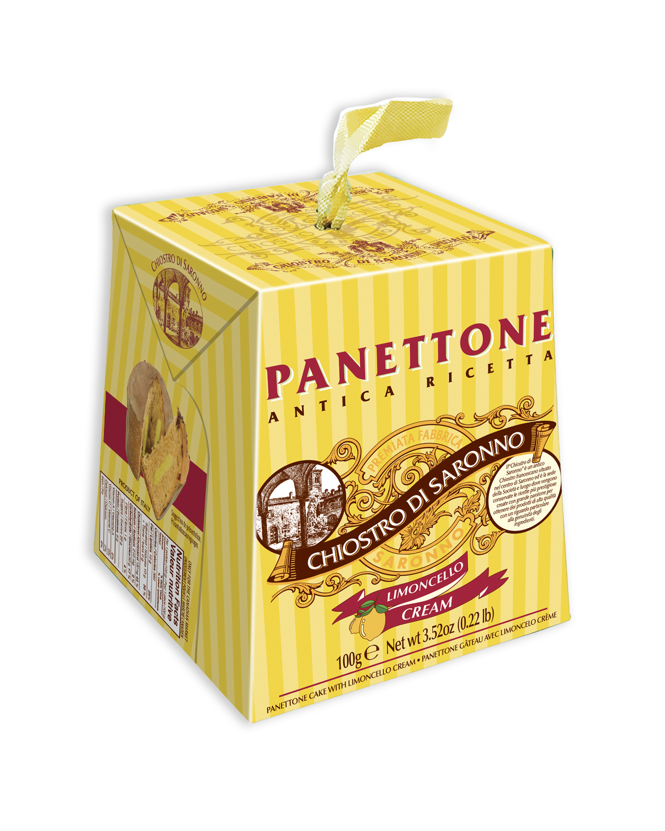 1019 Lazzaroni Panettone Limoncello- Chef - Cardbox