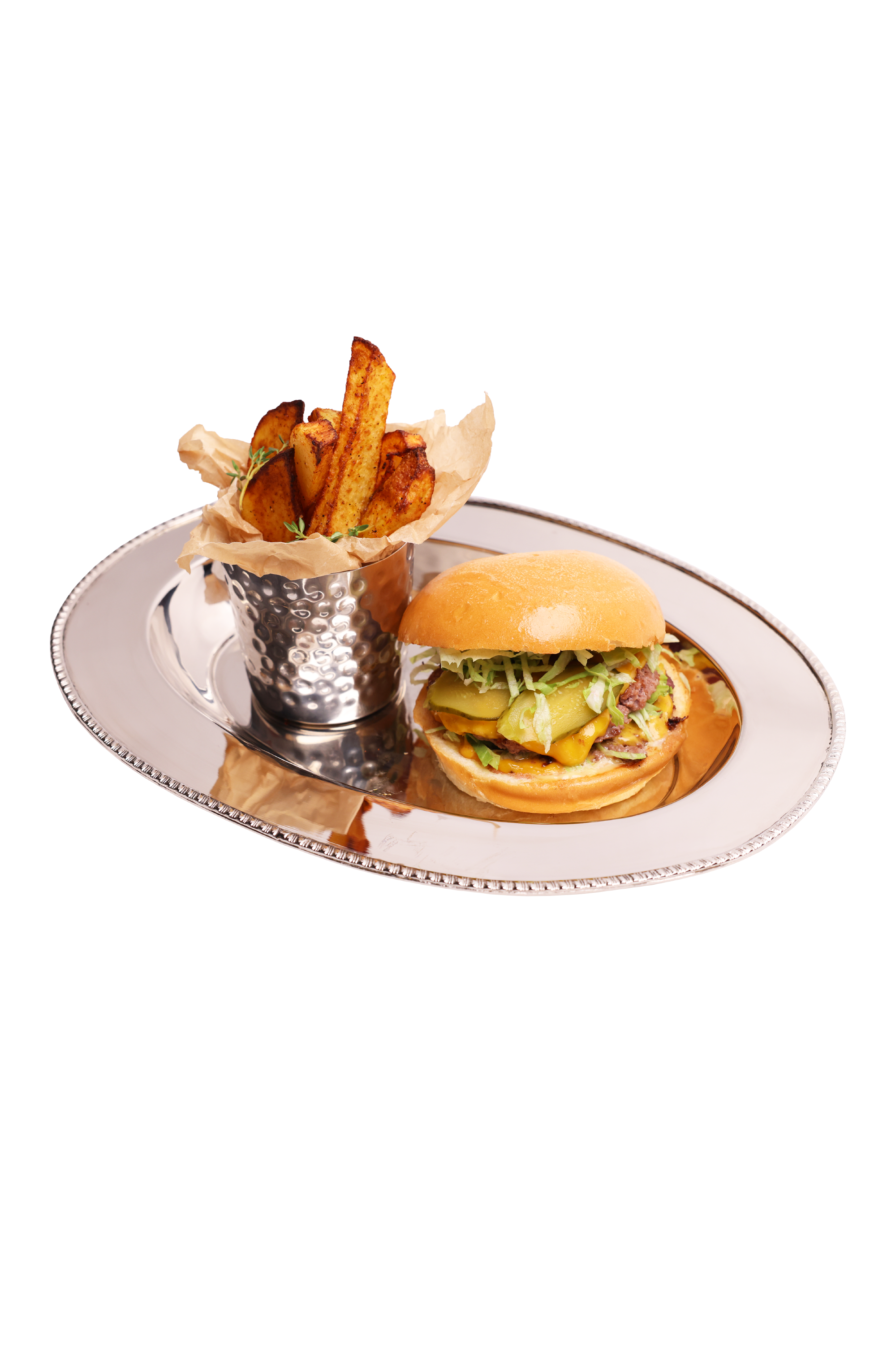 BEEF BURGER WITH CHEESE