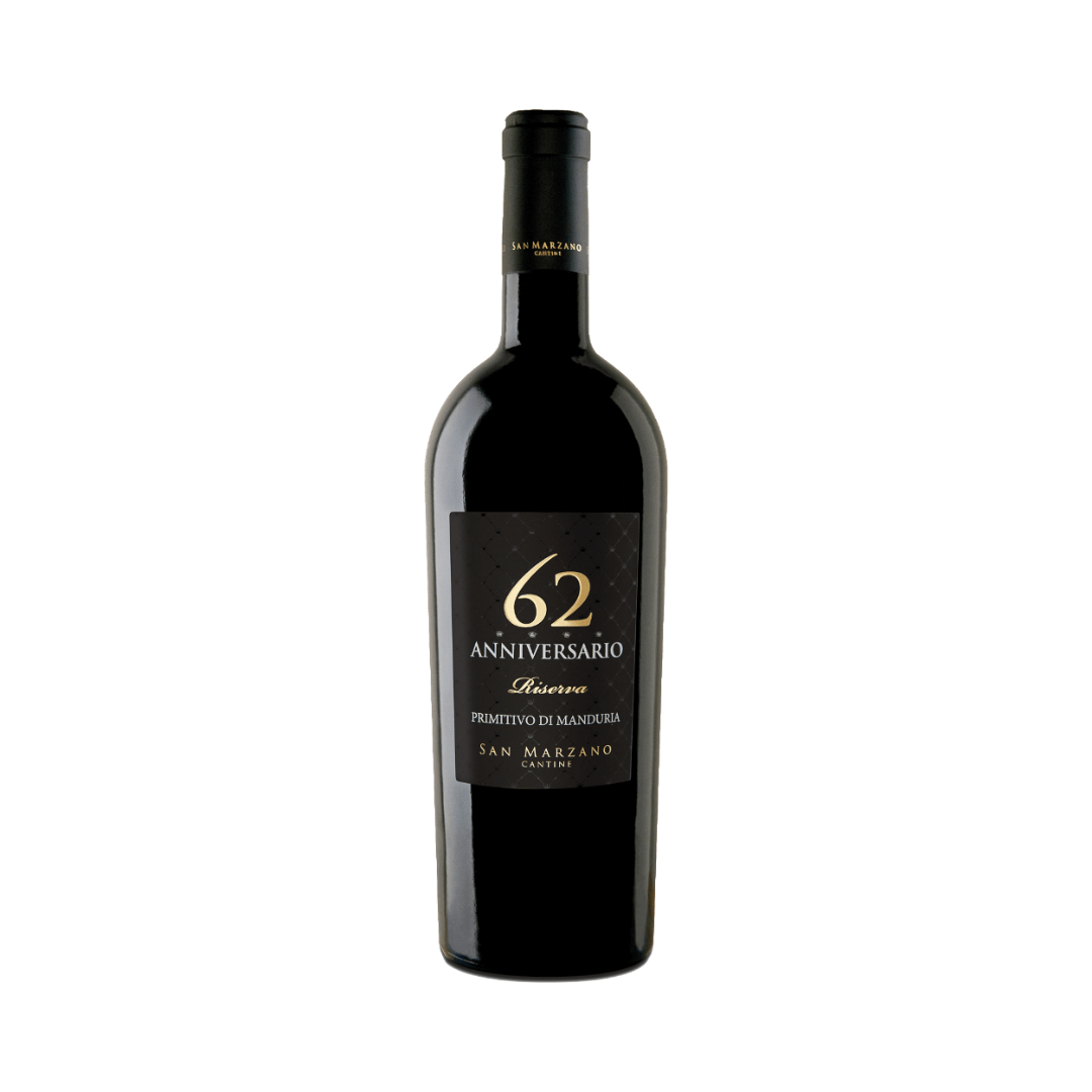 San Marzano Anniversario 62 Primitivo Di Manduria Riserva 2018